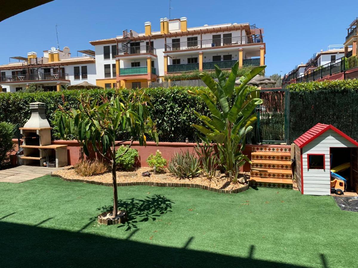 Apartamento Con Jardin Privado Y Acceso A Piscina Huelva Eksteriør billede
